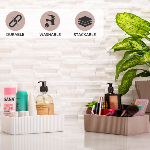 EDNA HOME Makeup Storage Organizers